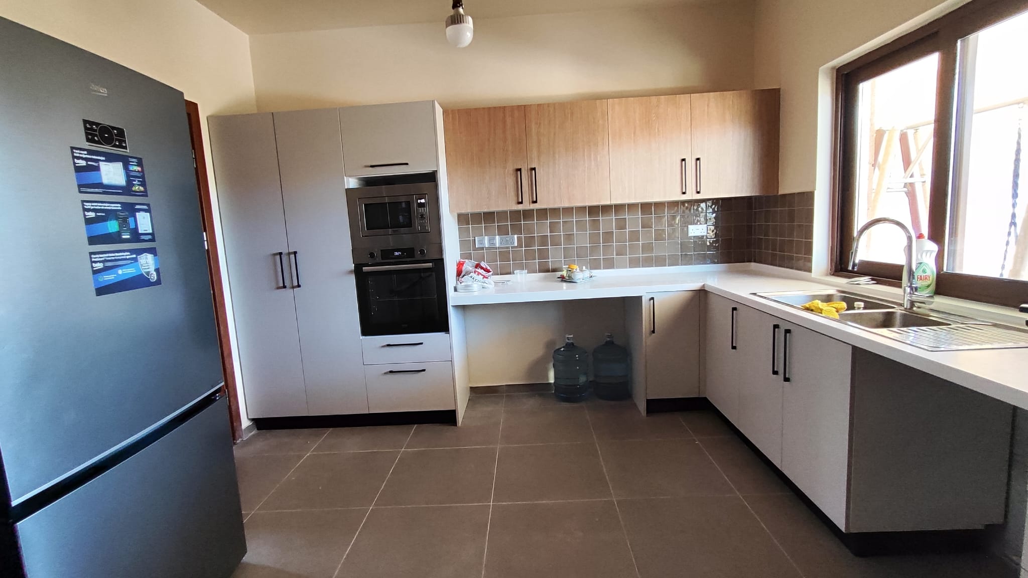 Completed MDF kitchen